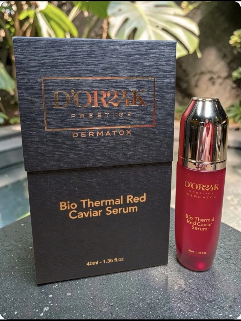 D'OR24K Prestige Bio Thermal Red Caviar Skincare Serum (Retail $2000) NIB!